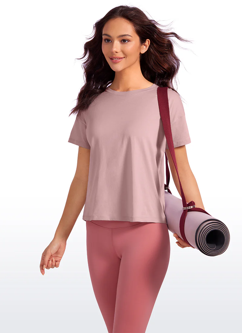 Pima Cotton Loose Fit Short Sleeve - Image 15