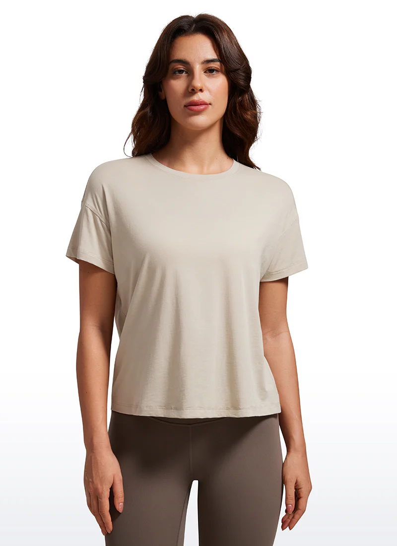 Pima Cotton Loose Fit Short Sleeve - Image 17