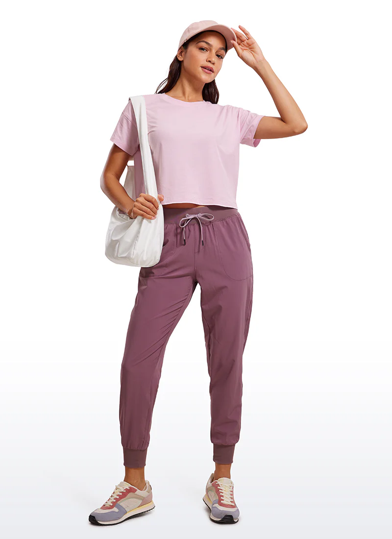 Pima Cotton Crew Neck Cropped Short Sleeve - Image 22