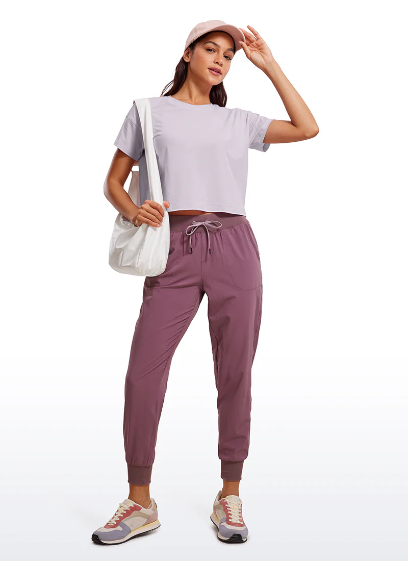 Pima Cotton Crew Neck Cropped Short Sleeve - Image 10