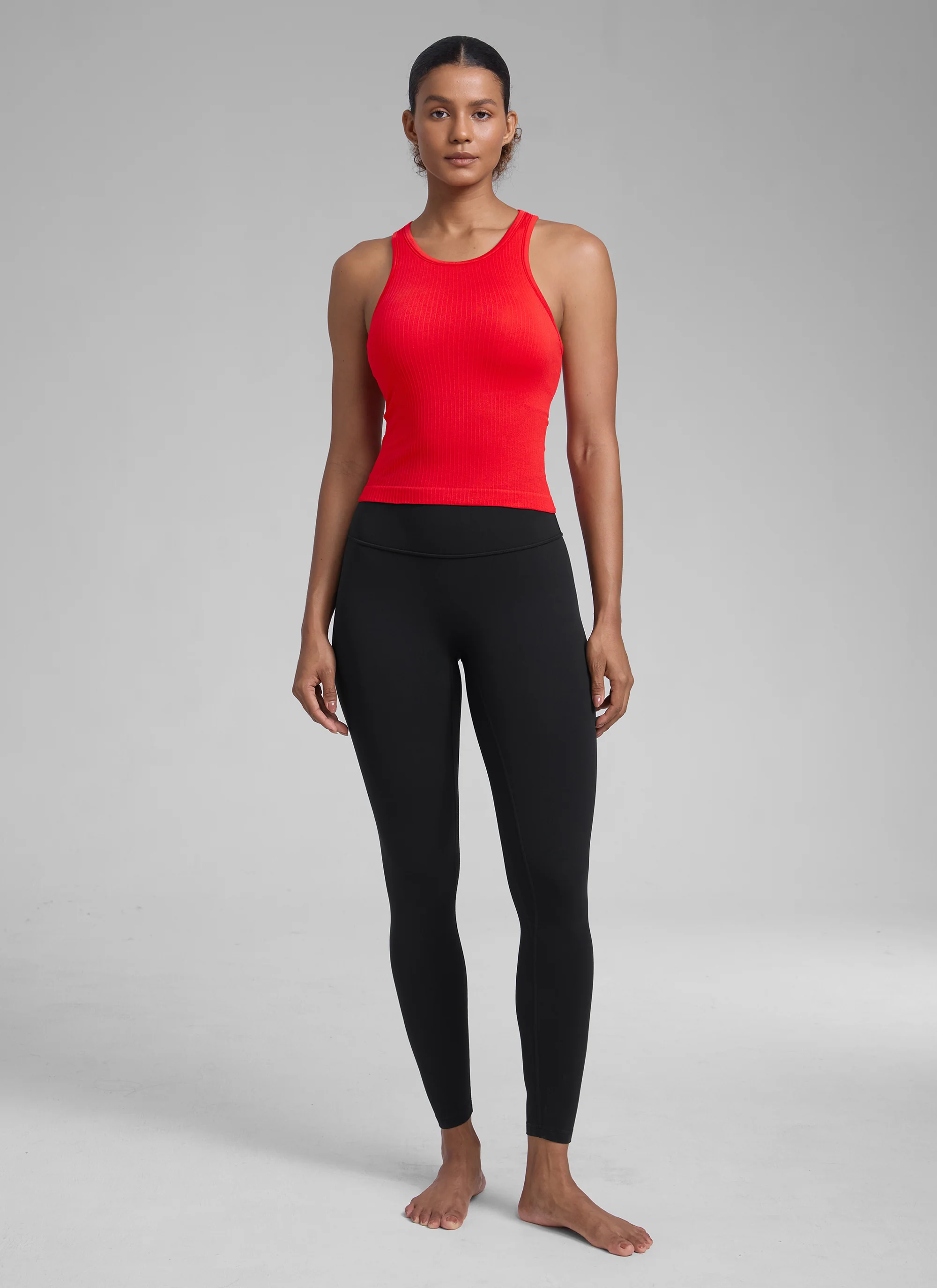 Seamless Racerback Hip Length Tank - Image 39