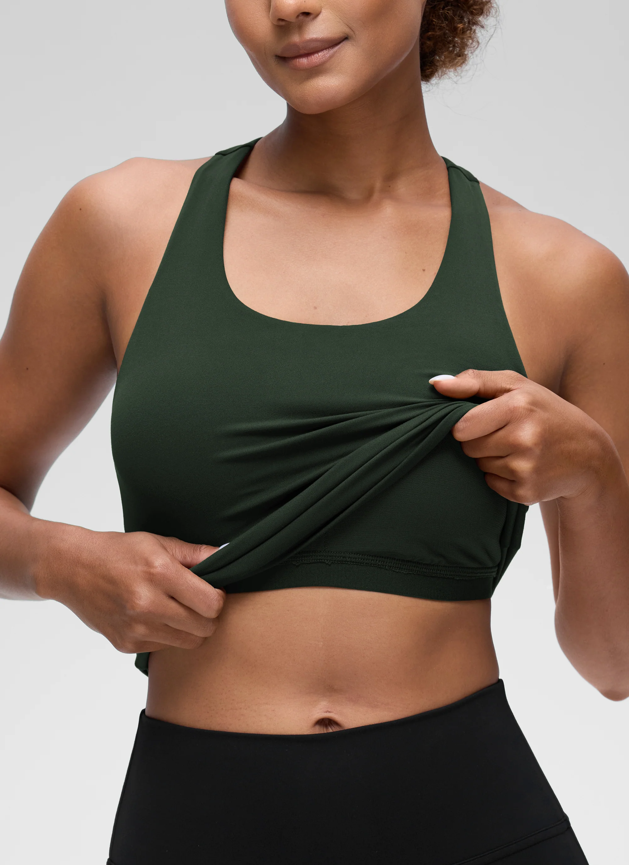 Butterluxe Waist Length Built in Bra Tank - Image 14