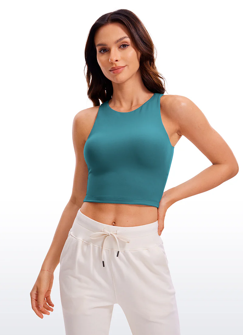 Butterluxe Cropped Wide Back Tank - Image 8