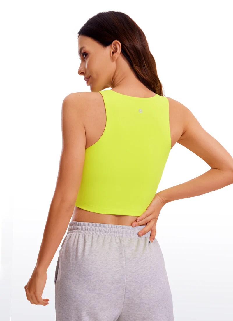 Butterluxe Cropped Wide Back Tank - Image 2
