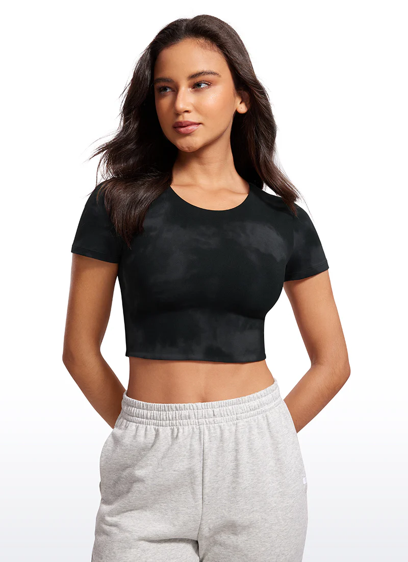 Butterluxe Double Lined Cropped Short Sleeve - Image 29