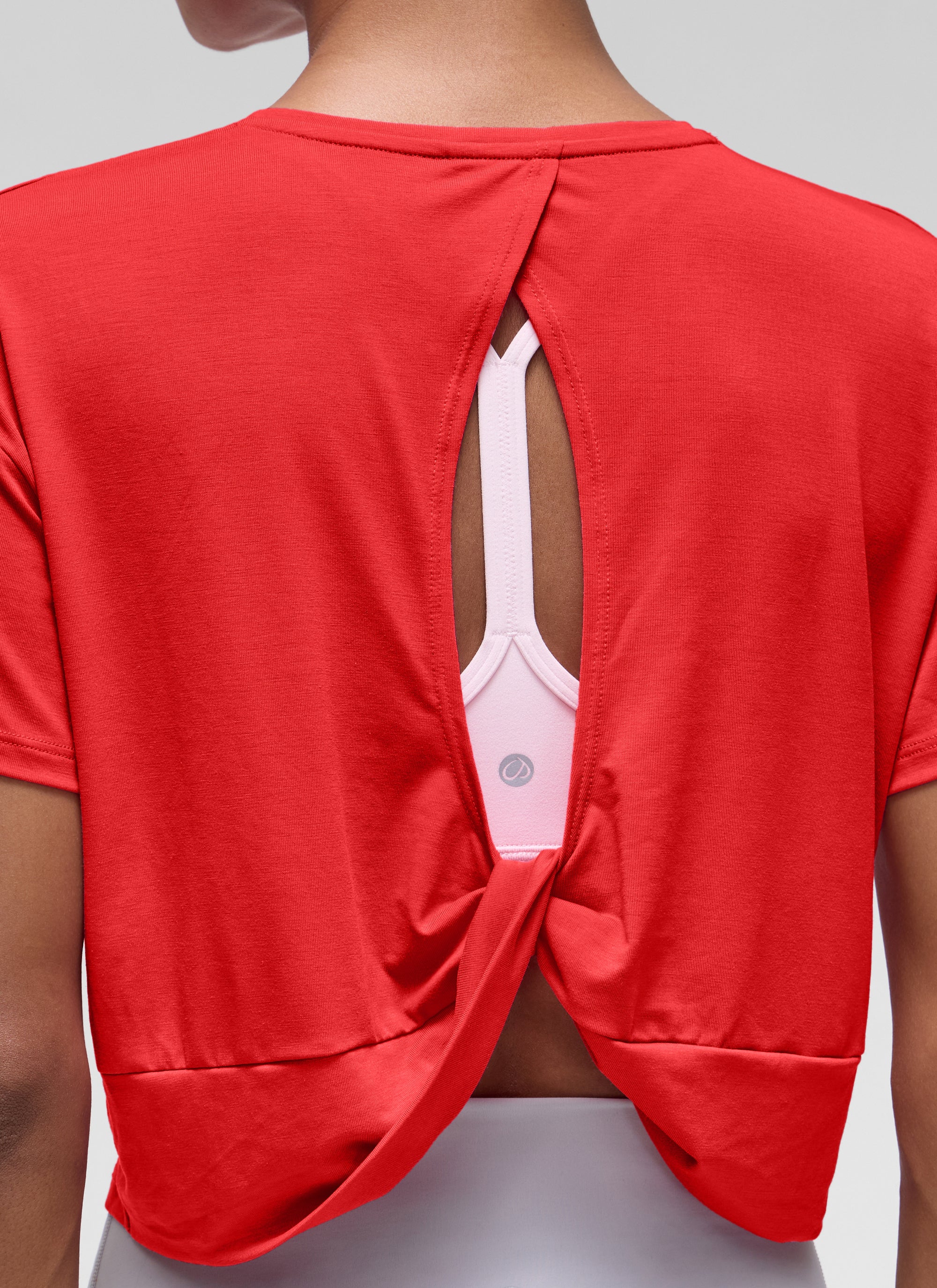 Open Back Cropped Short Sleeve - Image 40