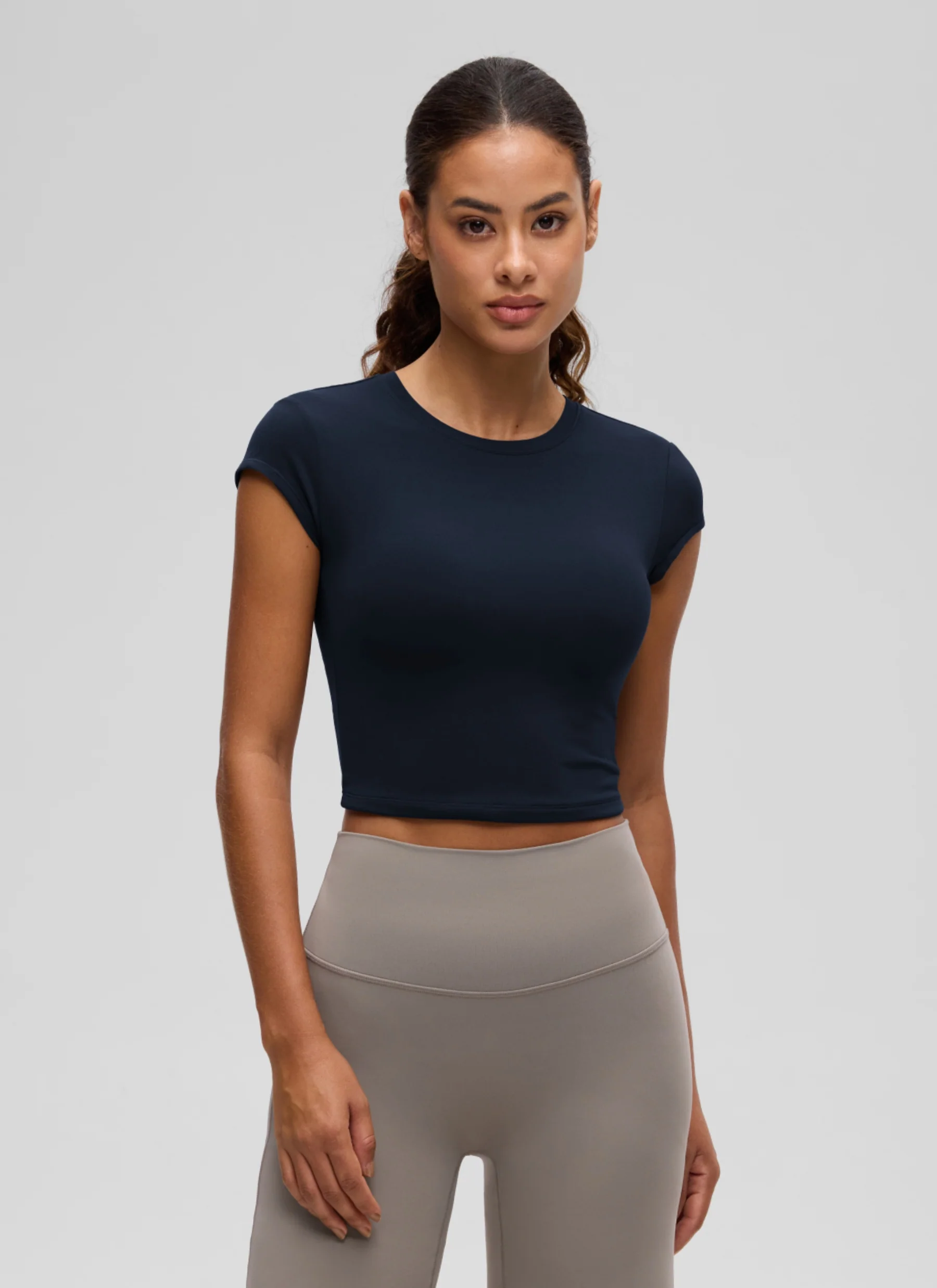 Softembrace Cropped Cap Sleeve Top - Image 10