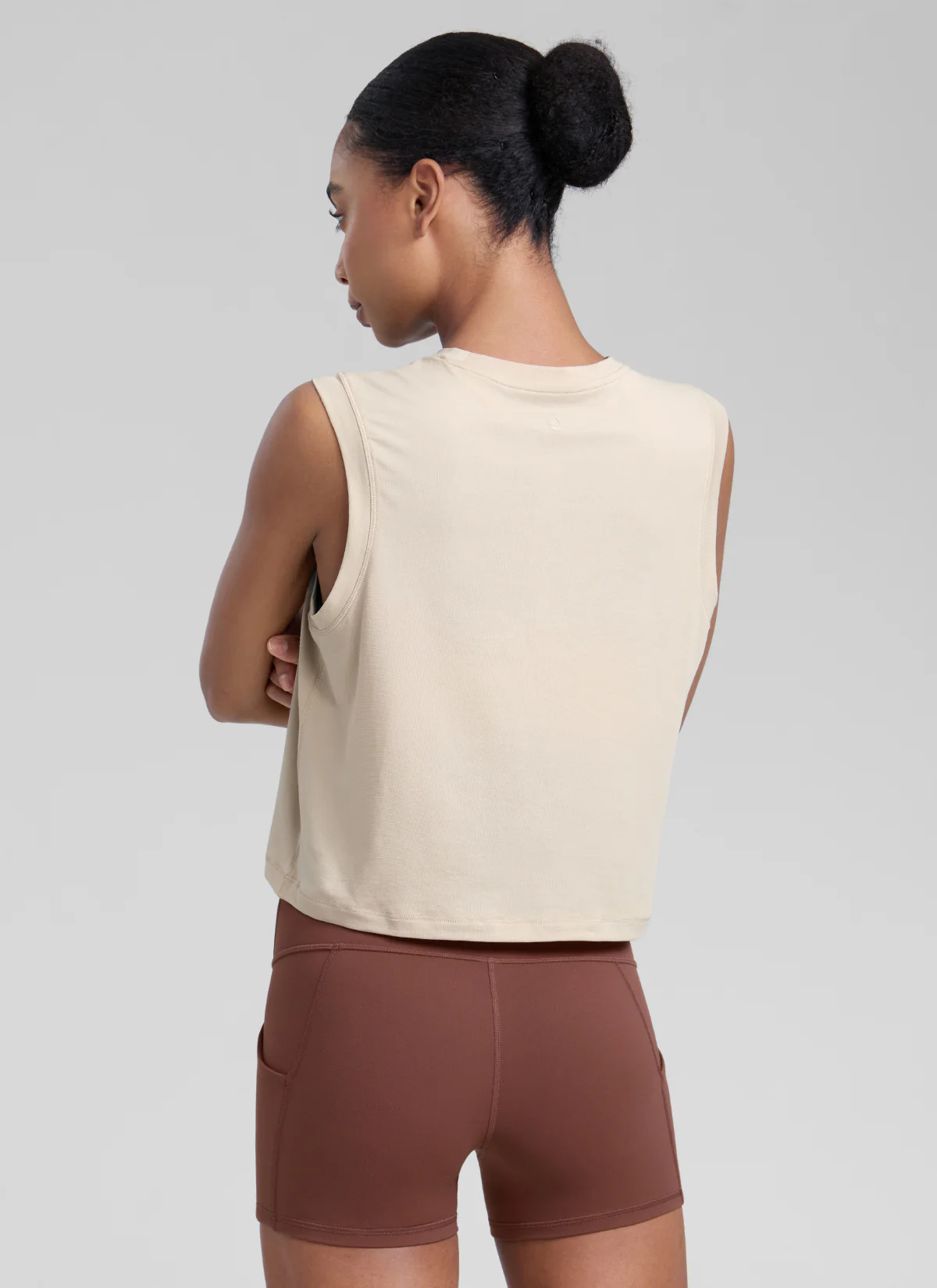 Poly Cotton-Blend Muscle Tank - Image 2