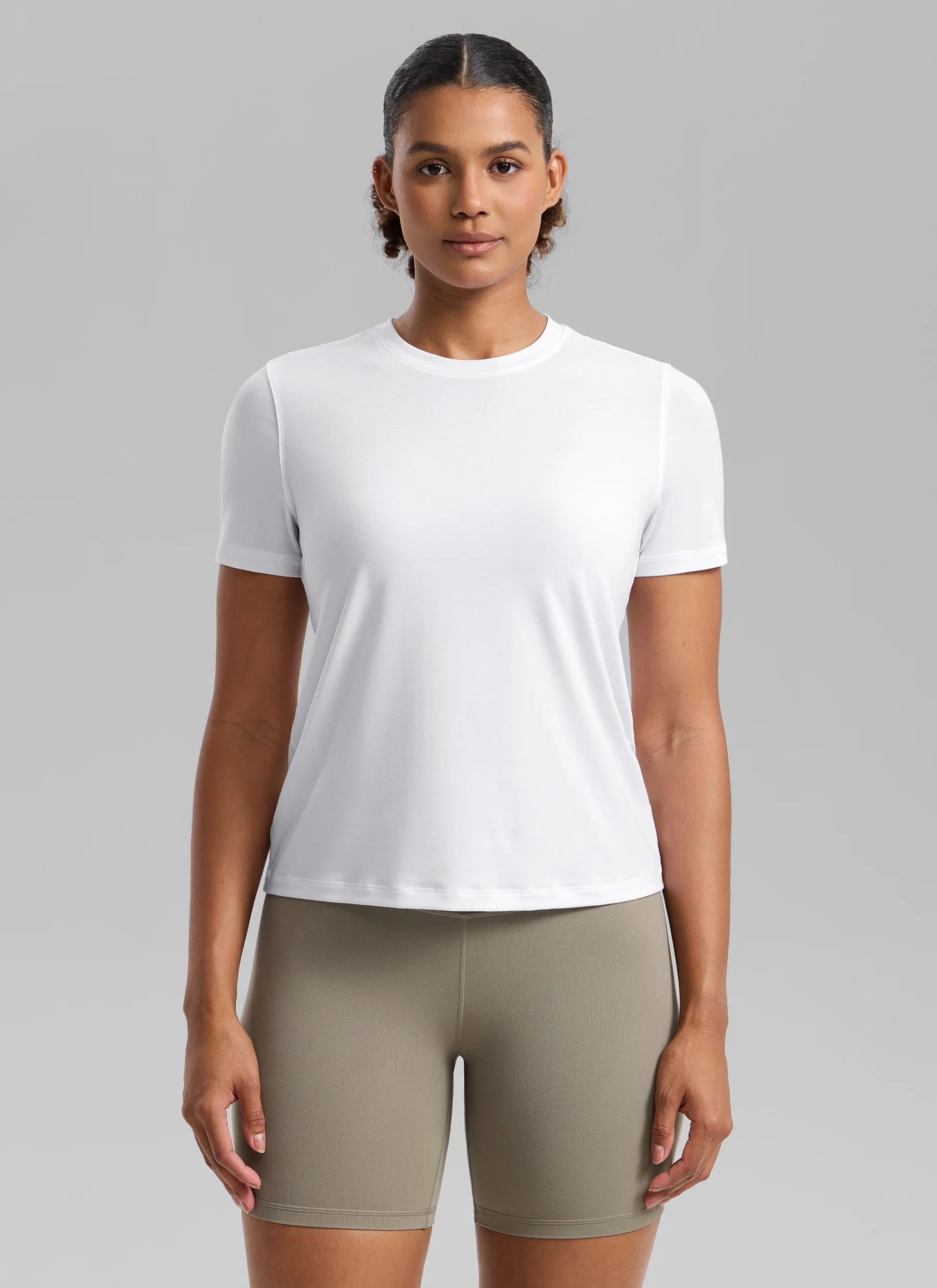 Quick Dry Crewneck Hip Length Short Sleeve - Image 17