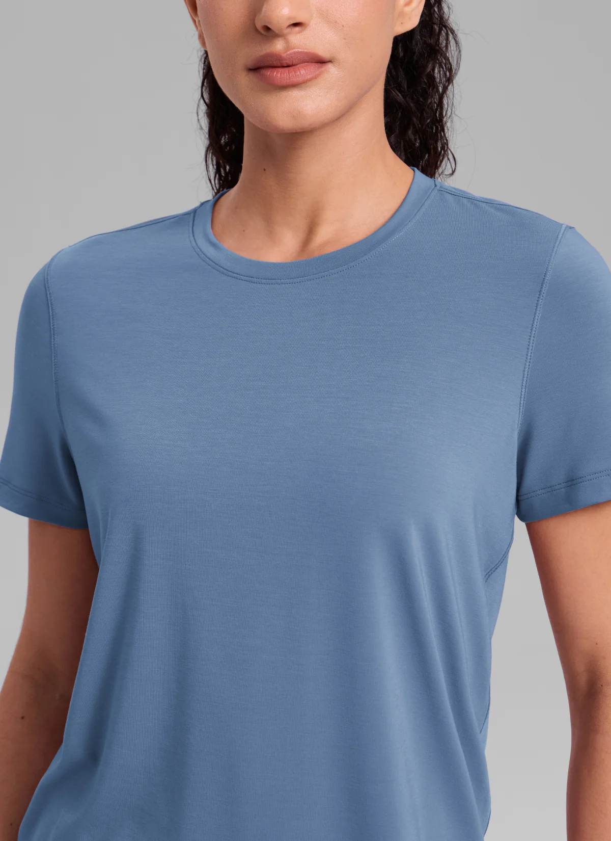 Quick Dry Crewneck Hip Length Short Sleeve - Image 24