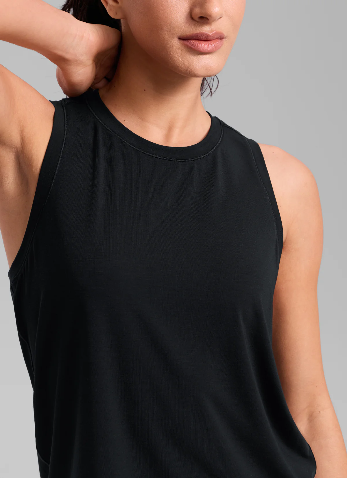 Quick Dry Racerback Hip Length Tank - Image 8