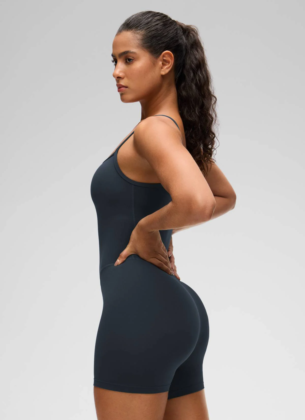 Butterluxe Thin Strap Shorts Bodysuit 4'' - Image 18