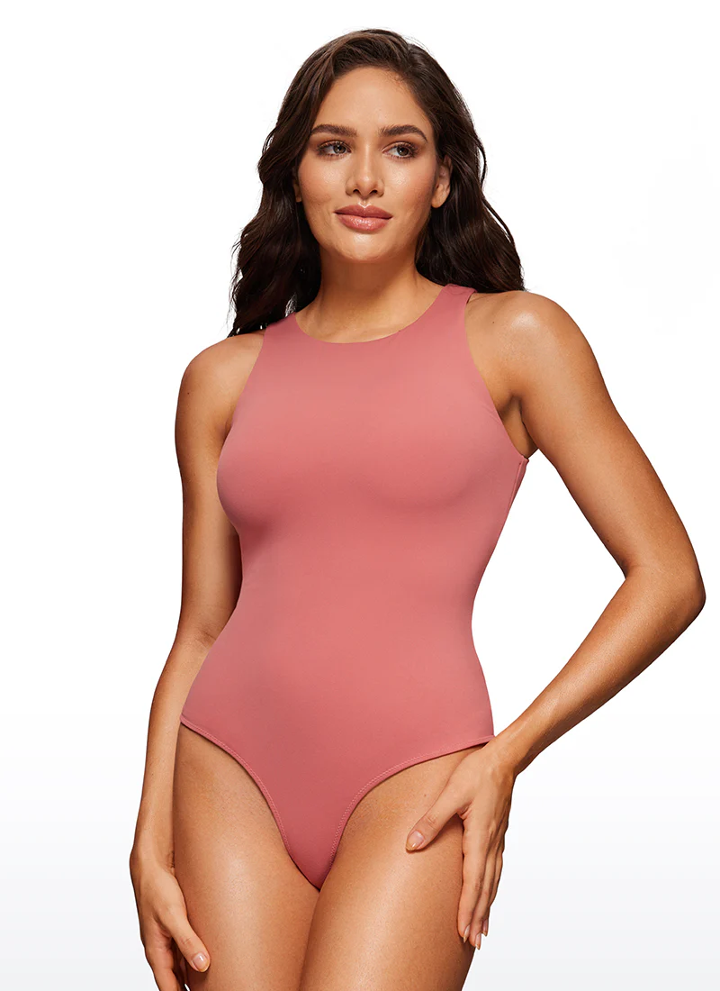 Butterluxe High Neck Racerback Bodysuits - Image 33