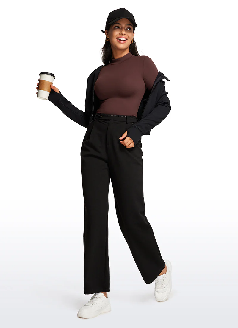 Butterluxe Mock Turtleneck Long Sleeve Bodysuits - Image 13