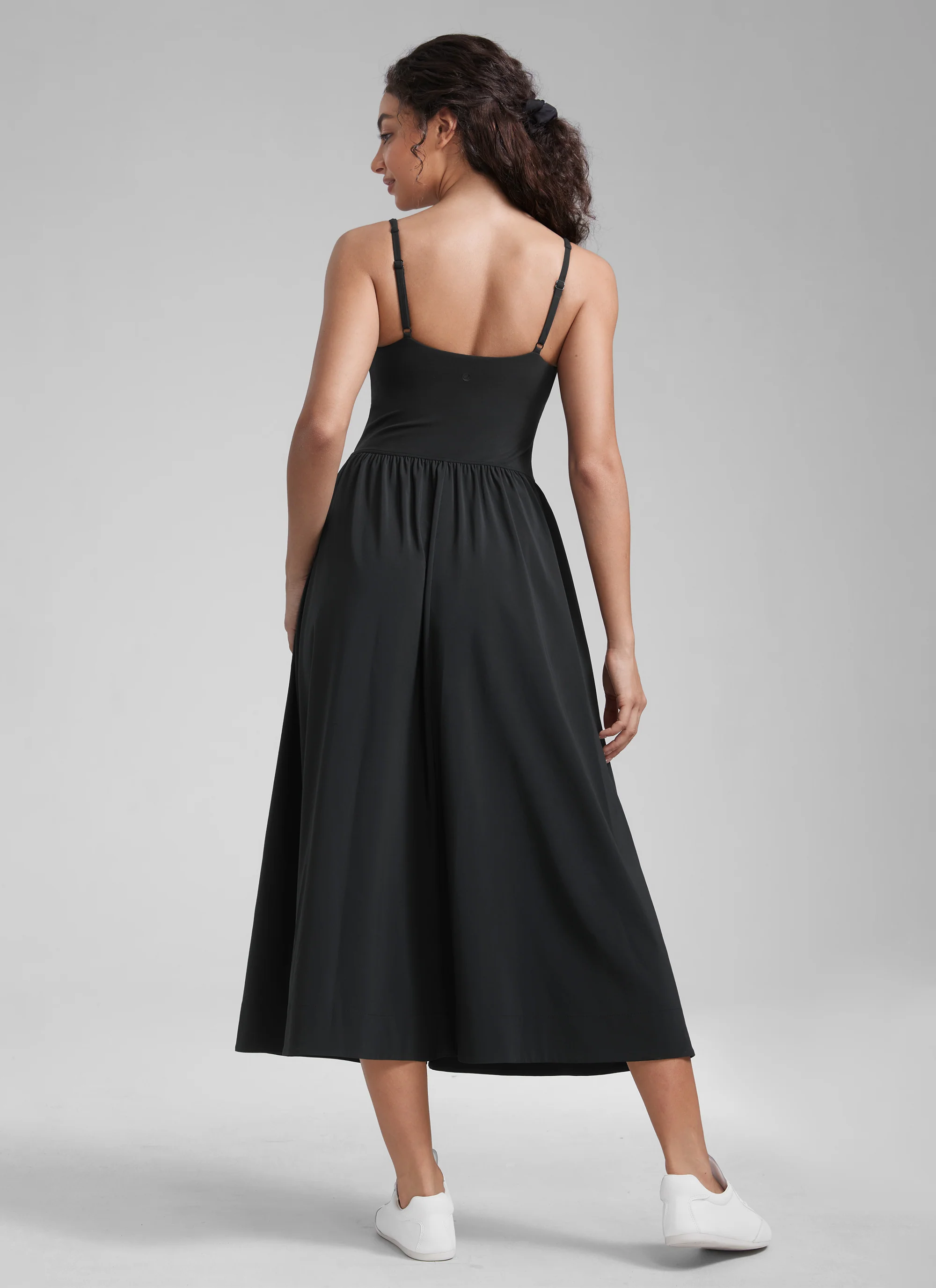 Square Neck Sleeveless Pocket Dress - Image 7