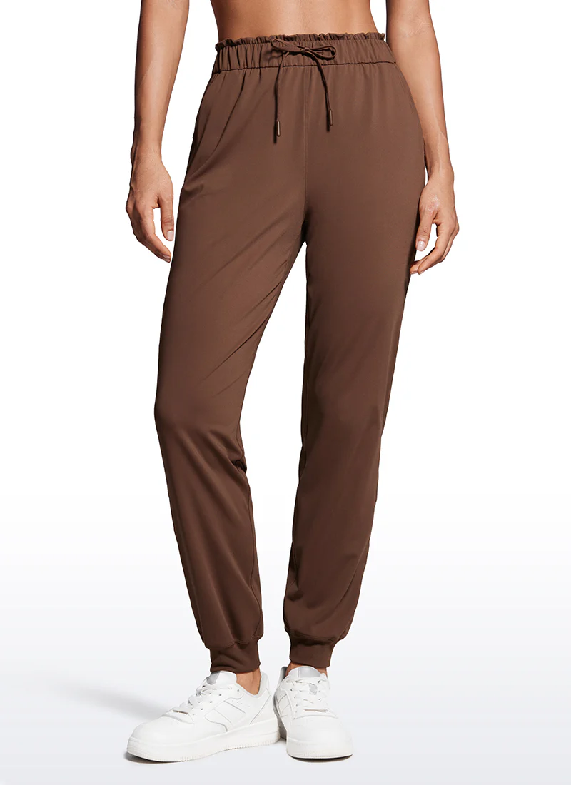Stretch High Waisted Pockets Joggers 28" - Image 22