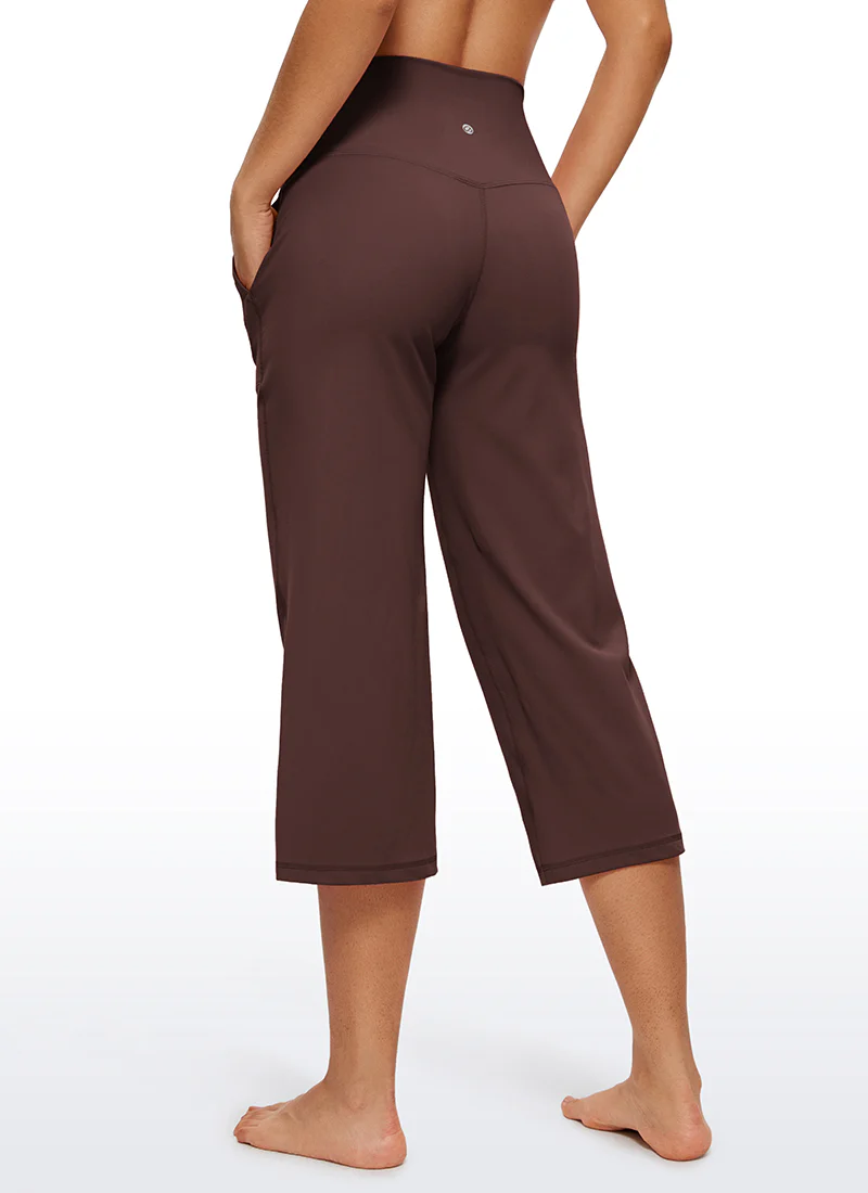 Butterluxe High Waist Wide Leg Pants with Pockets 23'' - Image 10