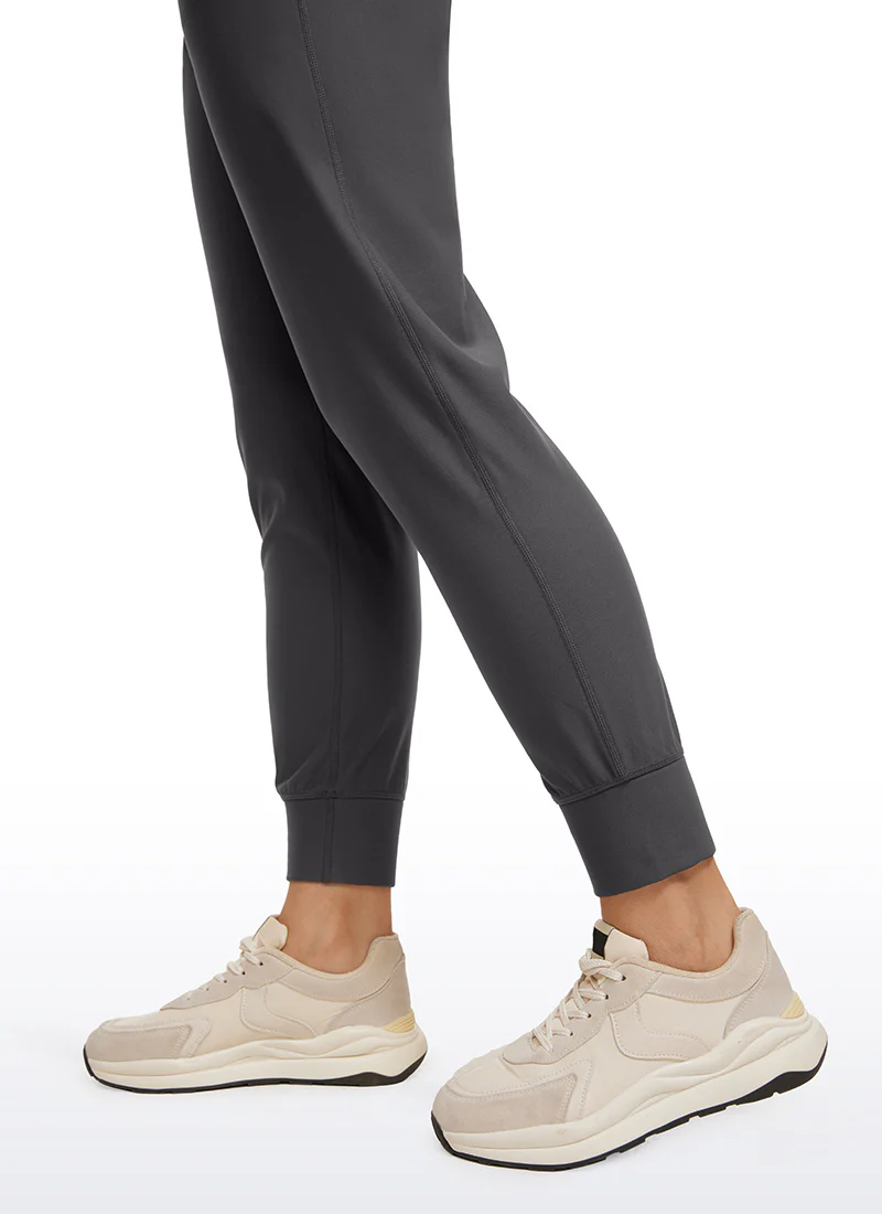 Fleece Lined Soft Workout Joggers with Pockets 27.5" - Image 5