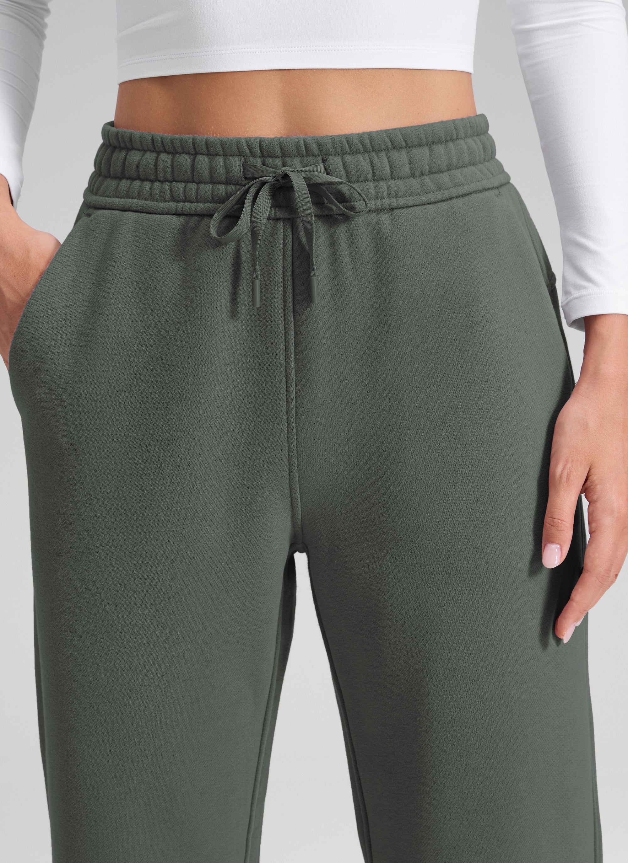 Fleece Lined Straight Leg Sweatpant 28'' - Image 25