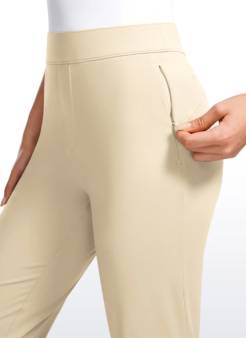 Stretch Flared Pants with Zip Pockets 31" - Image 15