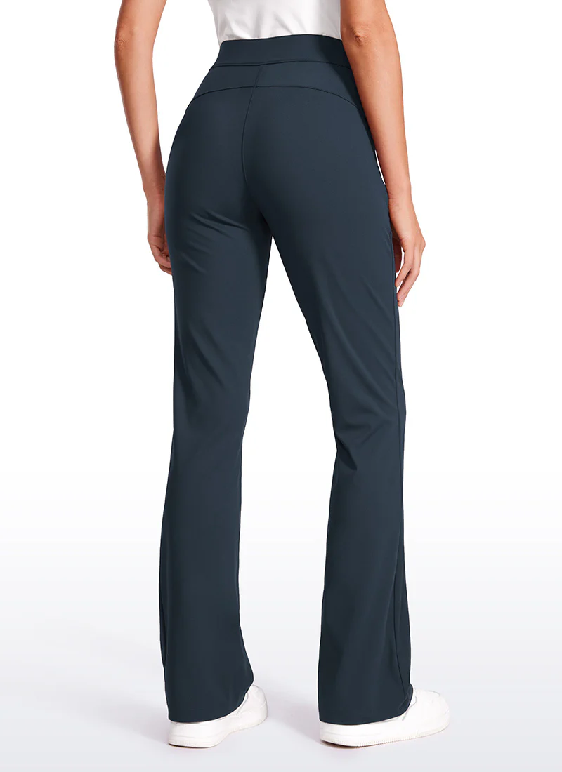 Stretch Flared Pants with Zip Pockets 31" - Image 21