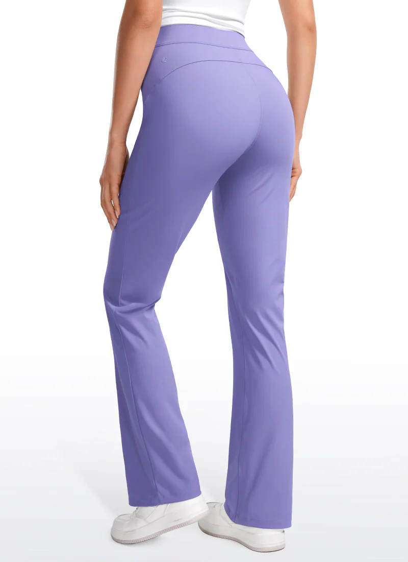 Stretch Flared Pants with Zip Pockets 31" - Image 33