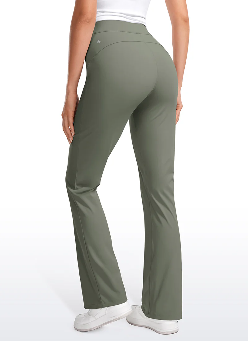 Stretch Flared Pants with Zip Pockets 31" - Image 37