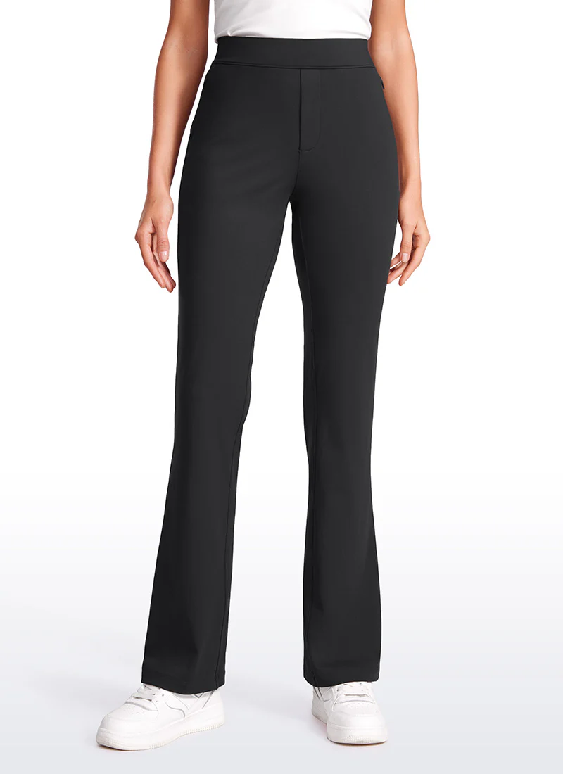 Stretch Flared Pants with Zip Pockets 31" - Image 5