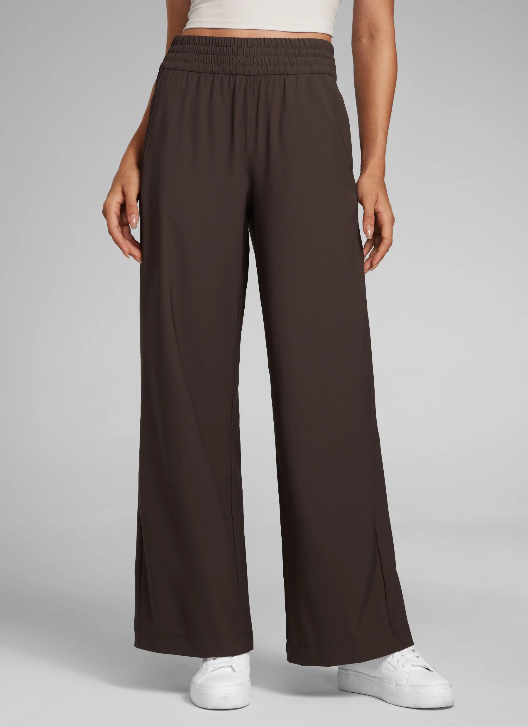 Lightweight Drapey Wide Leg Casual Pant 28" - Image 17