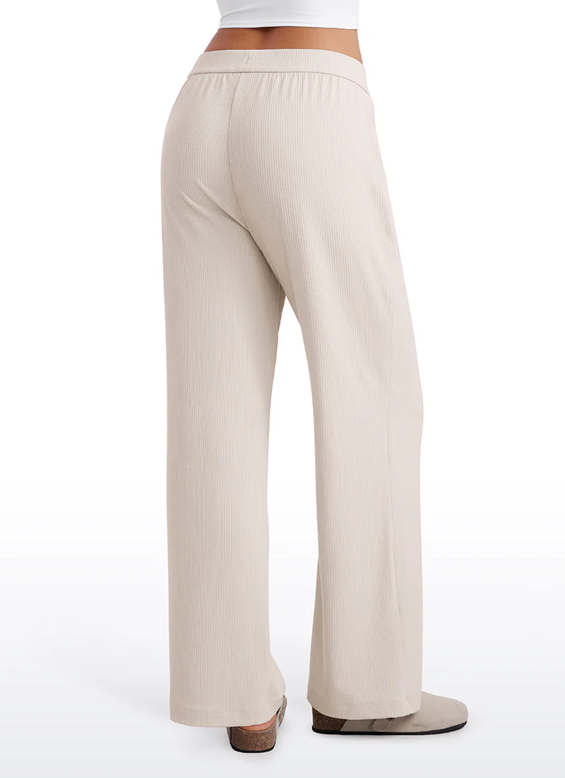 Ribbed High Rise Pocket Sweatpant 30.5" - Image 13