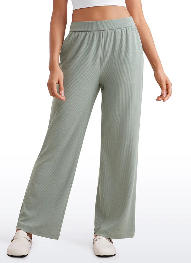 Ribbed High Rise Pocket Sweatpant 30.5" - Image 16