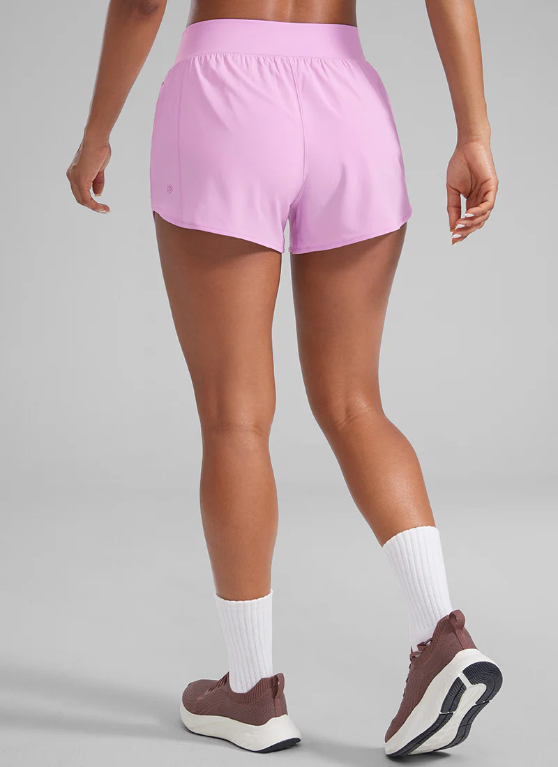 Feathery-Fit Soft Liner Zipper Pocket Shorts 3'' - Image 15