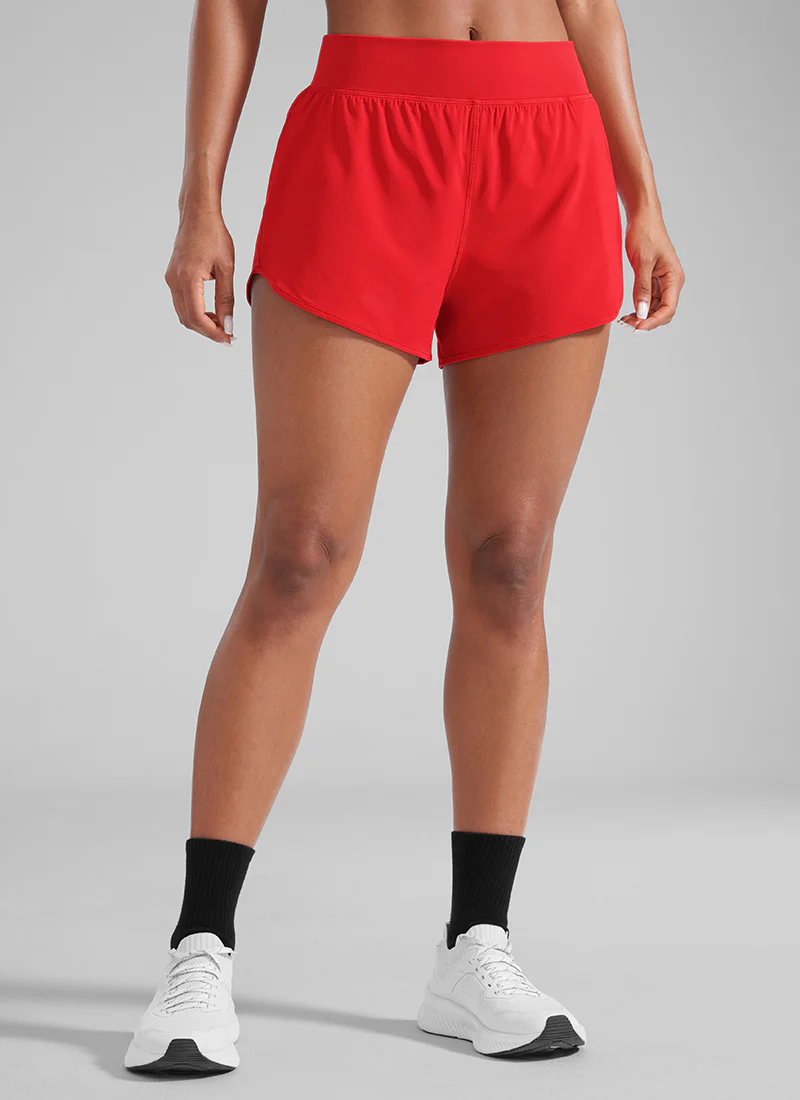 Feathery-Fit Soft Liner Zipper Pocket Shorts 3'' - Image 5