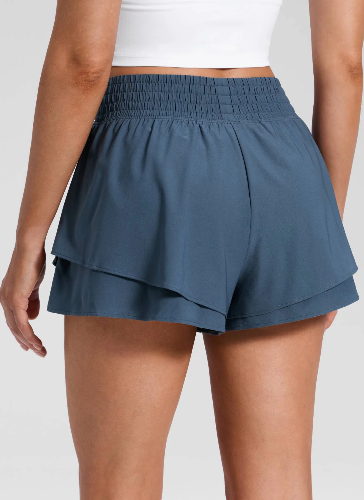 Feathery-Fit Drapey Flowy Shorts 2.5" - Image 10