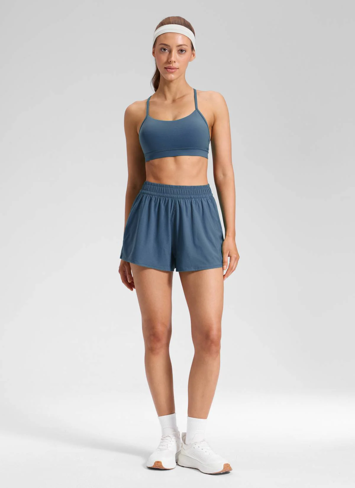 Feathery-Fit Drapey Relaxed Fit Shorts 2.5" - Image 16
