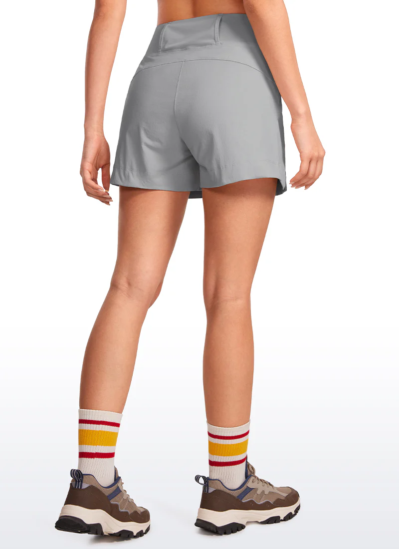 Ripstop Zip Pocket Mid Rise Shorts 4'' - Image 47