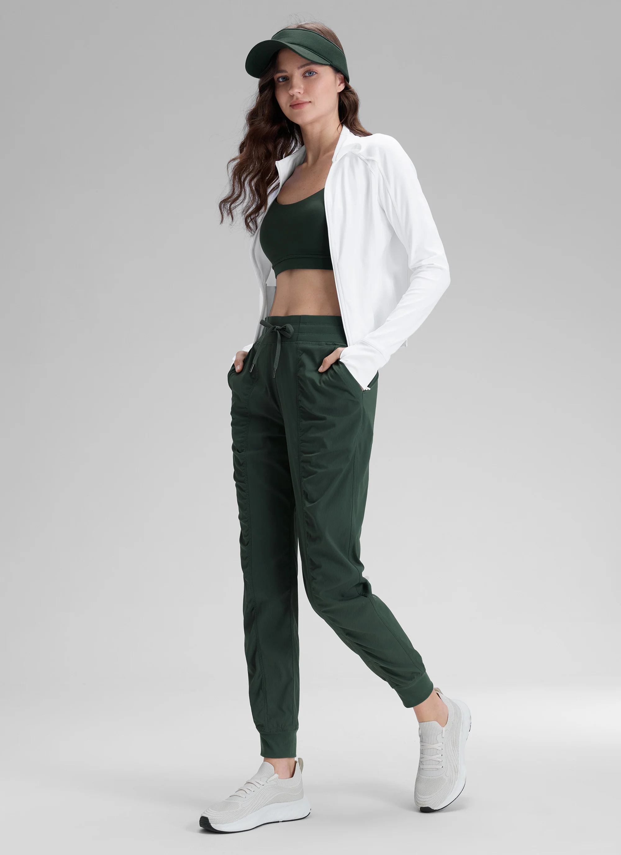 Striped Ruched Pocket Jogger 28'' - Image 19