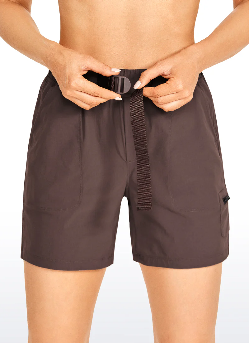 Ripstop Mid-Rise Hiking Shorts with Belt 6'' - Image 20