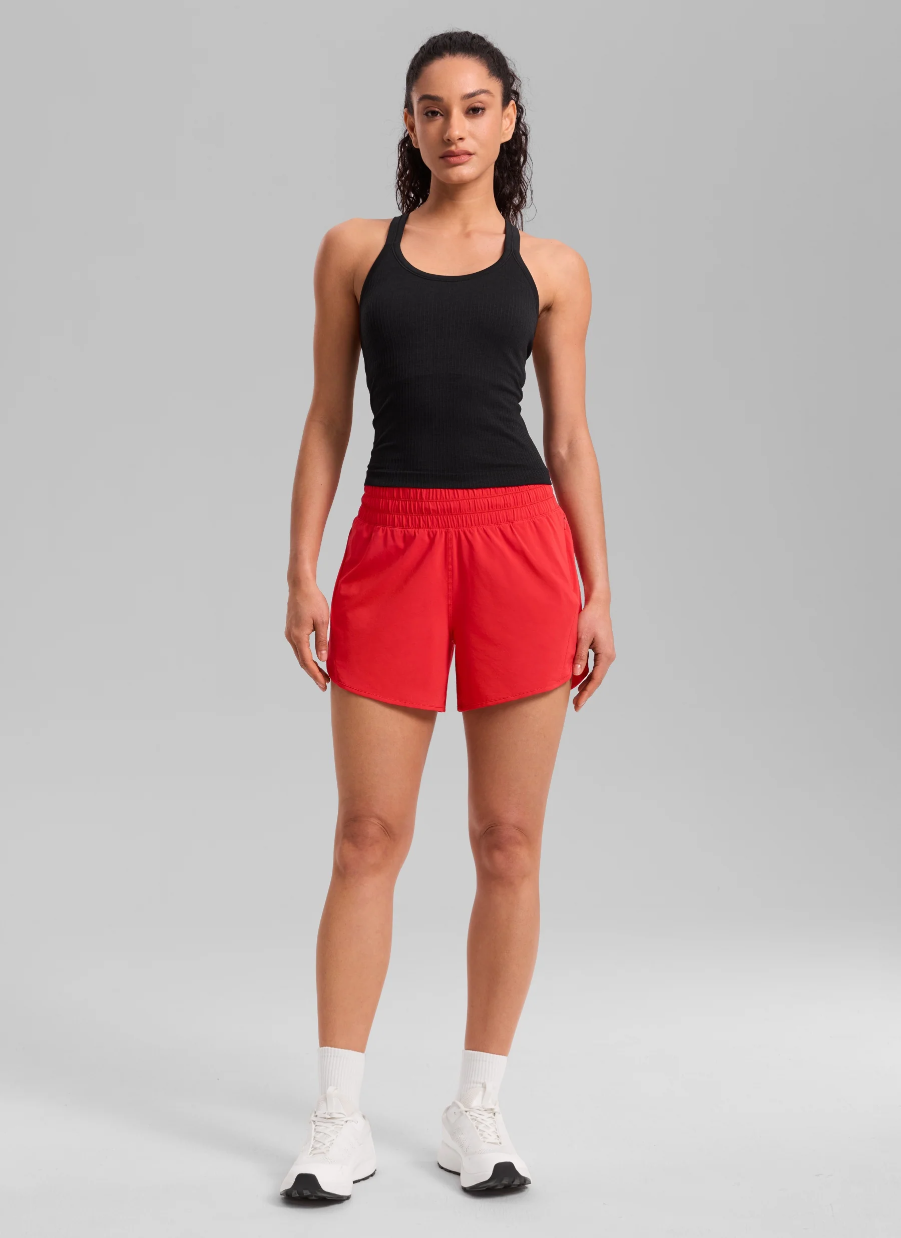Feathery-Fit Soft Mid Rise Lined Shorts 5'' - Image 29