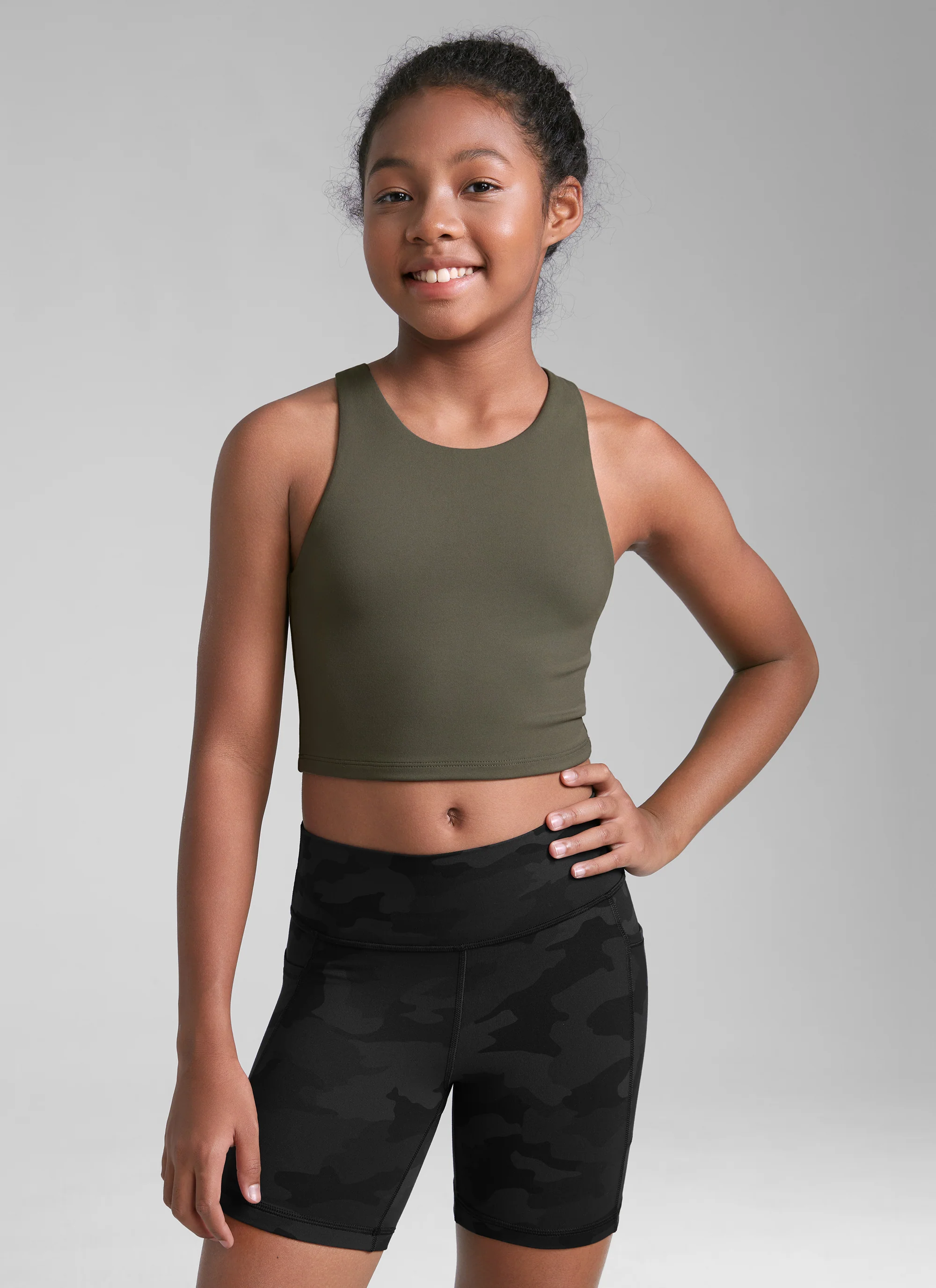 Butterluxe Girls Double Lined Racerback Tank Tops - Image 29