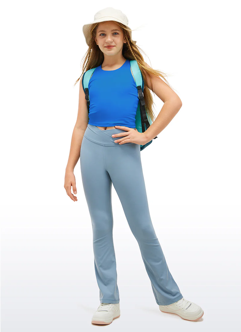 Butterluxe Girls Double Lined Racerback Tank Tops - Image 36