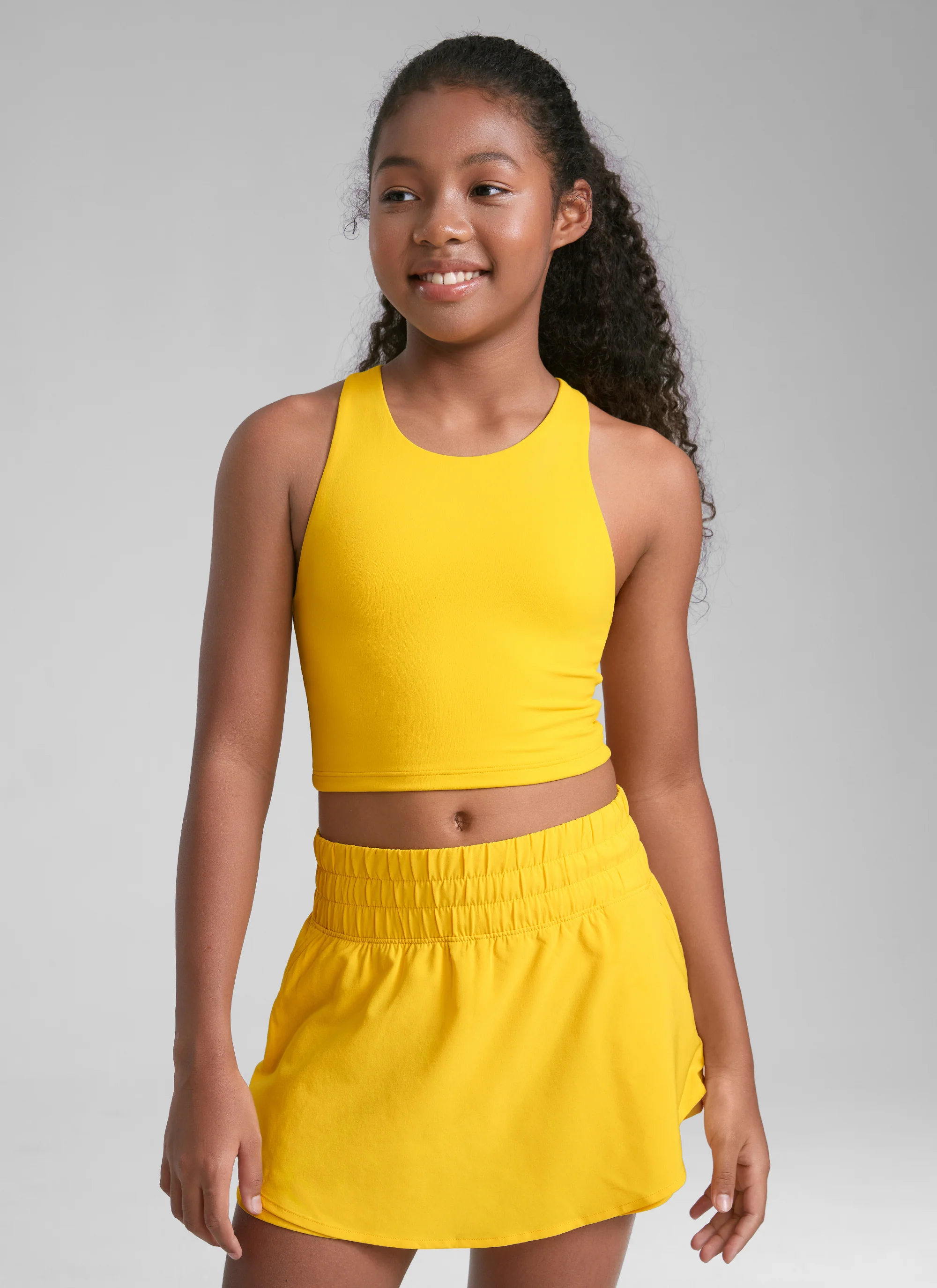 Butterluxe Girls Double Lined Racerback Tank Tops - Image 38