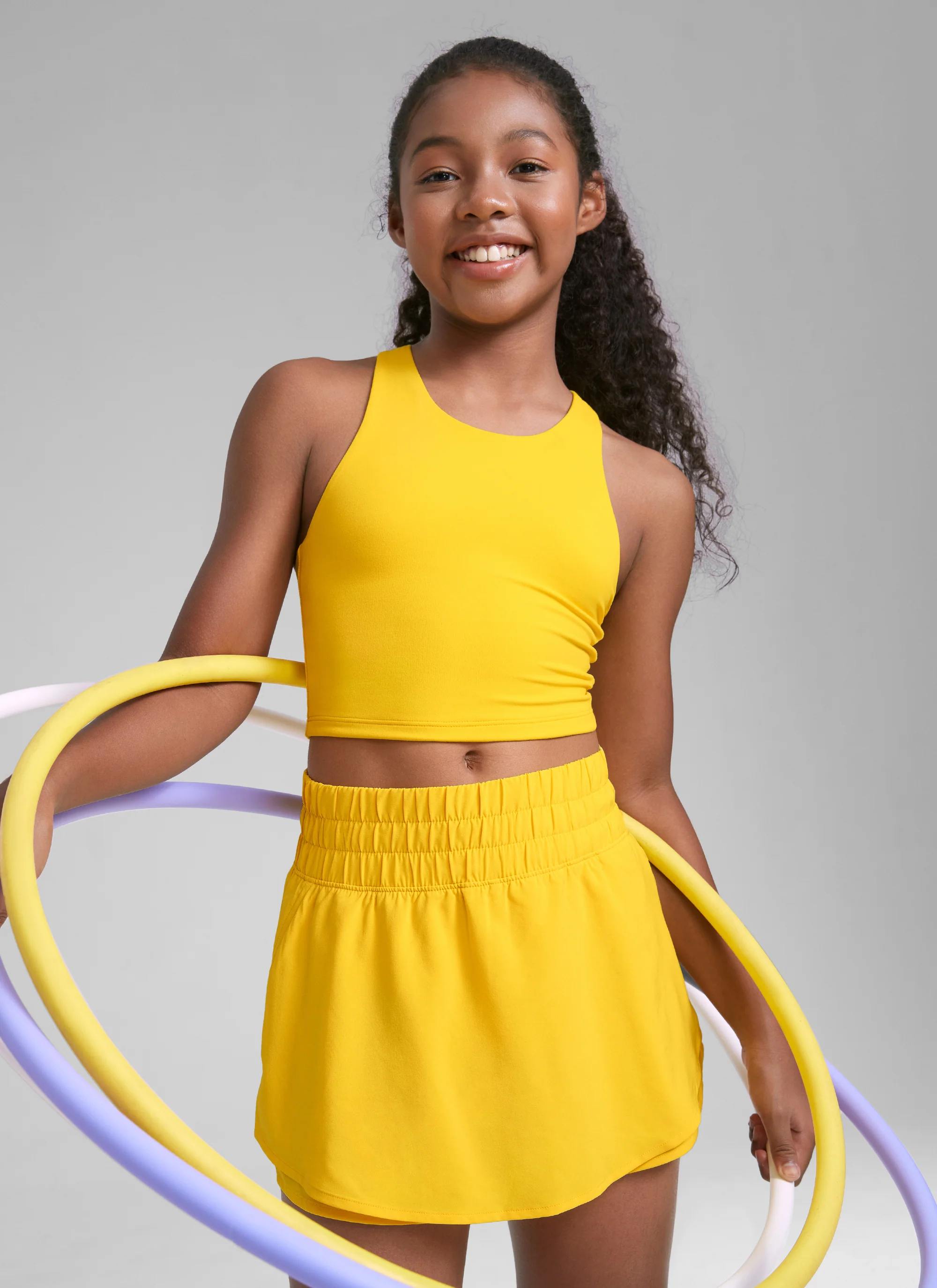 Butterluxe Girls Double Lined Racerback Tank Tops - Image 41