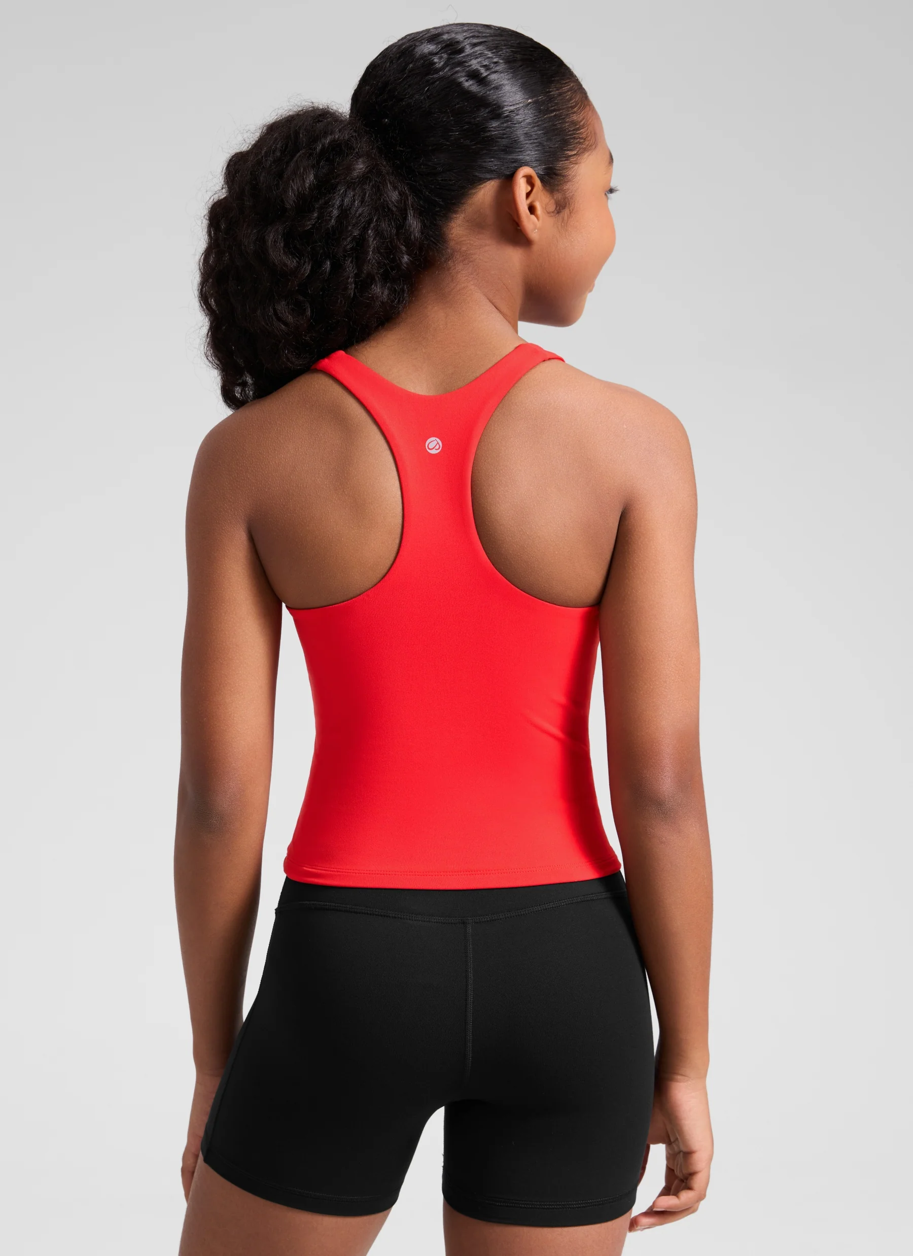Butterluxe Girls Double Lined Racerback Tank Tops Waist Length - Image 2