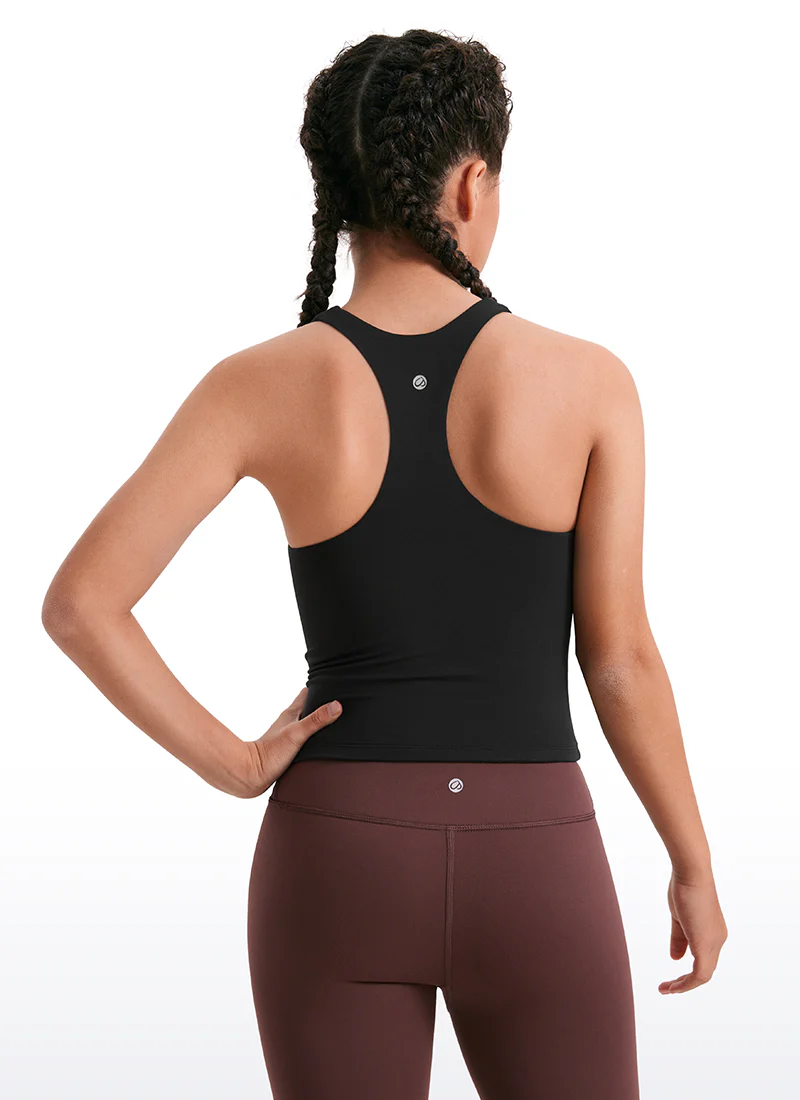 Butterluxe Girls Double Lined Racerback Tank Tops Waist Length - Image 7