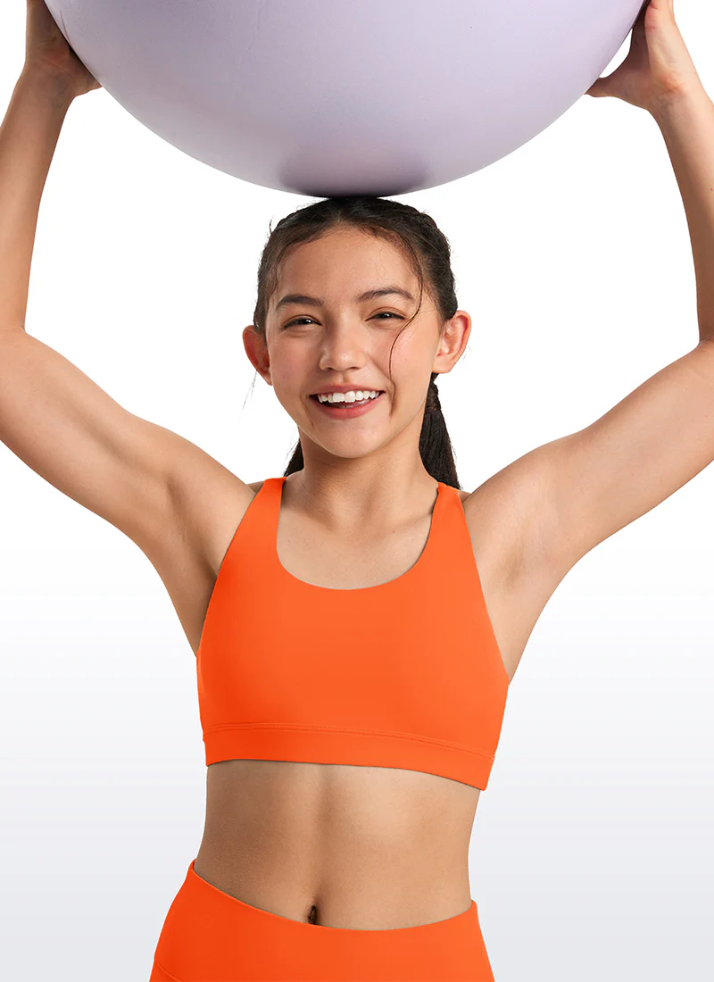 Butterluxe Girls Sport Bra Strappy Back - Image 34