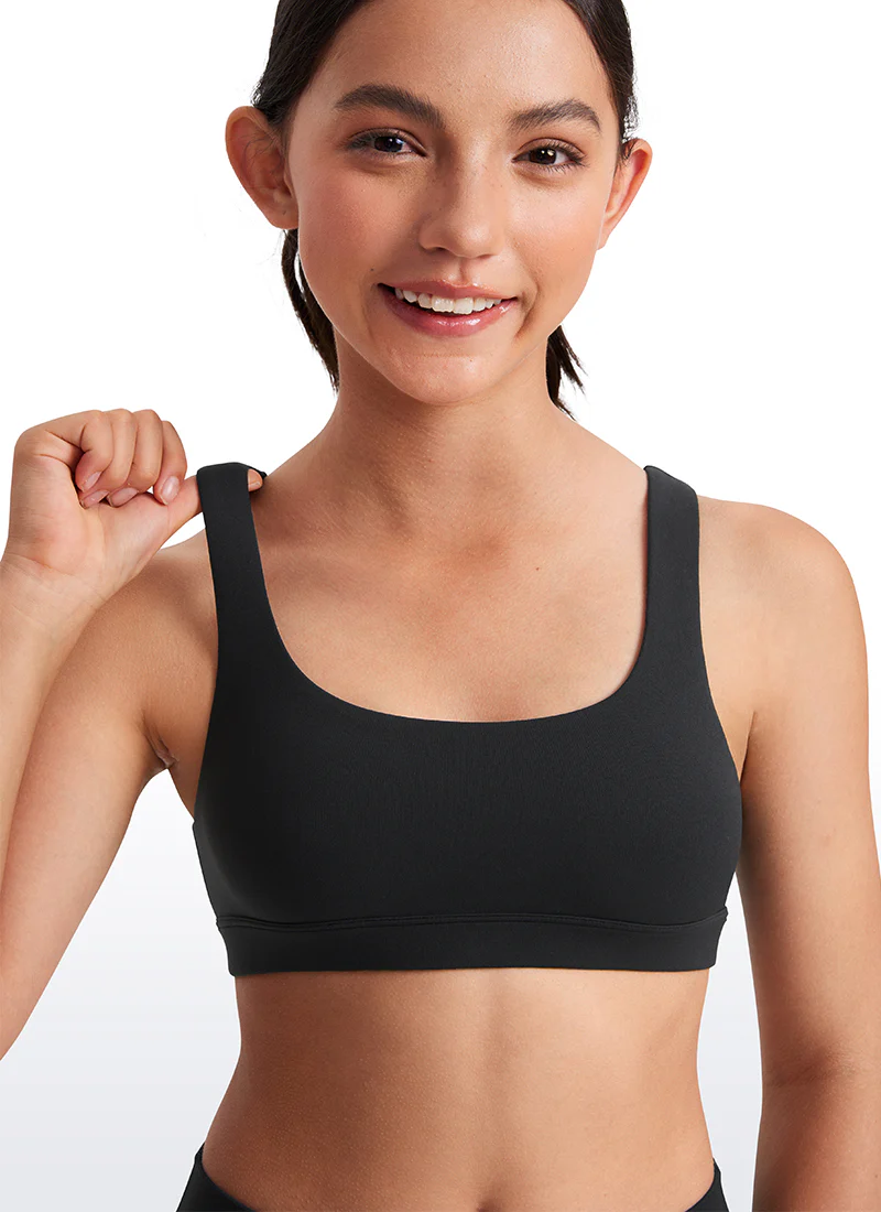 Butterluxe Girls Scoop Neck Sport Bra U Back - Image 13