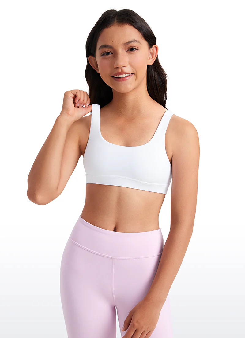 Butterluxe Girls Scoop Neck Sport Bra U Back - Image 15