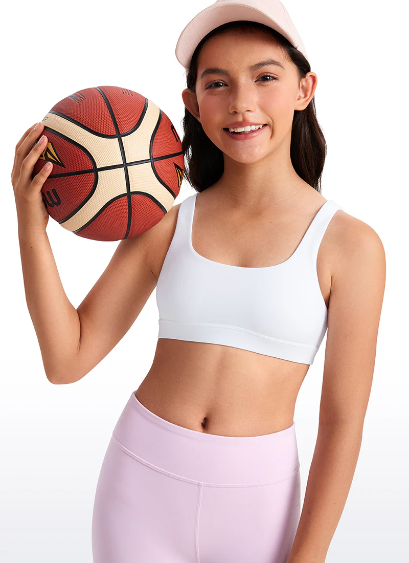 Butterluxe Girls Scoop Neck Sport Bra U Back - Image 18