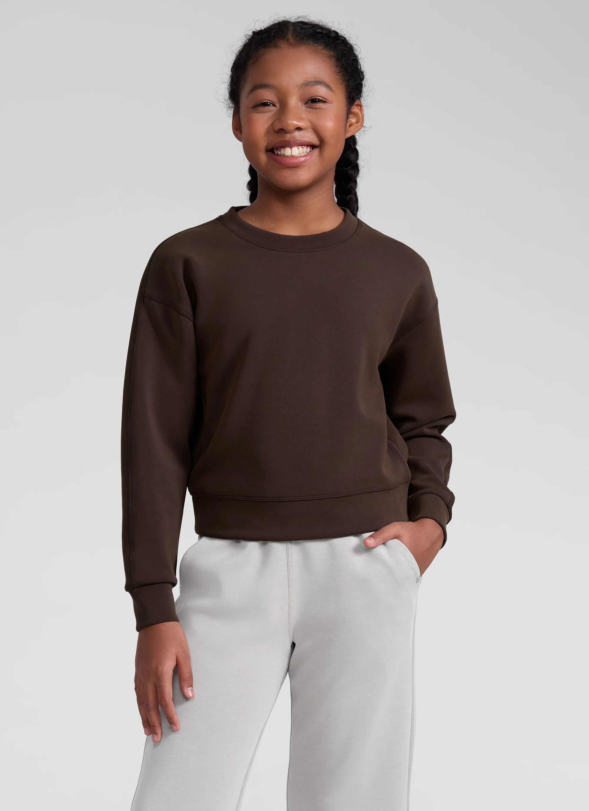 SoftAura Pullover Workout Sweatshirt - Image 25